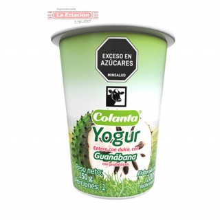 YOGURT COLANTA VASO X 150...