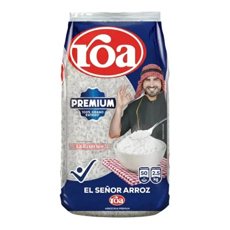 ARROZ ROA PREMIUN BOLSA x 5 LIBRAS